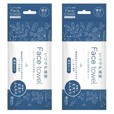Ishokudogen Always Clean厚實型臉部毛巾 80入組, 2個