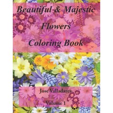 Beautiful & Majestic Flowers Coloring Book 平裝版, CSP, 英文