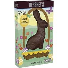 HERSHEY'S 好時 復活節兔子固體牛奶巧克力, 1個, 396g