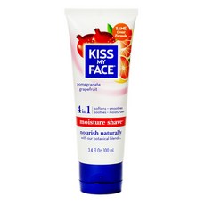 Kiss My Face 4 合 1 保濕剃須膏, 石榴柚子, 1個, 100ml