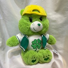 正版授權 Care Bears 彩虹小熊 愛心小熊 學院風變裝校園 33cm, 綠色, 綠色, 1個