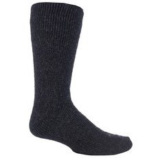 Grabber保暖男士羊毛長筒登山襪, 木炭