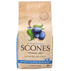 粘手指烤餅混合野生藍莓, 1個, 454克