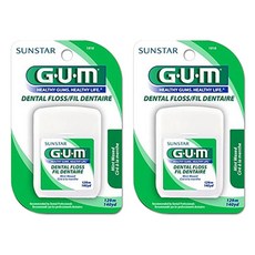 GUM 牙線, 2個, 1個裝