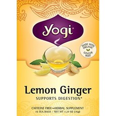 yogi 檸檬薑茶茶包, 2.25g, 16包, 1盒