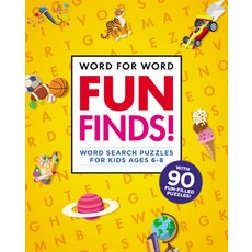 (英文圖書) Word for Word: Fun Finds!: Word Search Puzzles for Kids Ages 6-8 平裝版, Rockridge Press, 英文