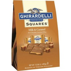 GHIRARDELLI 鷹牌 巧克力方形牛奶焦糖, 1個, 453g