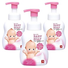 kewpie 嬰兒沐浴慕斯 清新皂香, 3個
