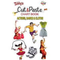 (英文圖書) Tubbys Cut & Paste Chart Book Action Dance & Cloths 平裝版, Diamond Pocket Books Pvt Ltd, 英文