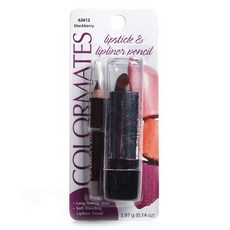 COLORMATES 唇膏與唇線筆組, 黑莓, 1個