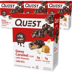 QUEST NUTRITION 烤焦糖花生巧克力, 32包, 21g