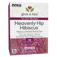 now 健而婷 天堂之臀木槿花草潘趣茶, 1個, 24入, 2g