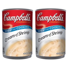 Campbell's 金寶 蝦子奶油濃湯罐頭, 2罐, 298g