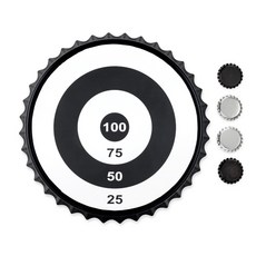 磁吸式瓶蓋目標遊戲, 1個, 混色