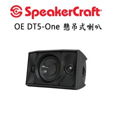 SpeakerCraft OE DT5-One 室內戶外多功能懸吊式喇叭/1支(附吊掛架), 黑色