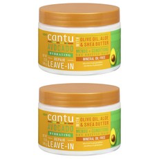 cantu 乾燥捲髮酪梨萃取護理素, 2個, 340克