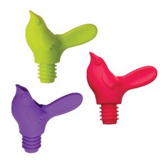 true Chuppy 矽膠倒酒器, 1個, 隨機發貨