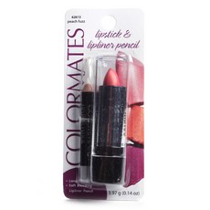 COLORMATES 唇膏與唇線筆組, 桃絨毛, 1個