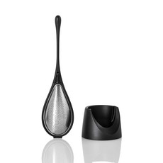 AdHoc Tea Drop濾茶器 L 20.3cm, 黑色+銀色, 1個