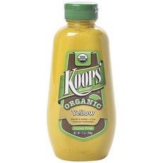 Koops' 無麩質無脂肪黃芥末, 1個, 340克