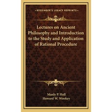 (英文圖書) Lectures on Ancient Philosophy and Introduction to the Study and Application of Rational Proc... 精裝版, Kessinger Publishing, 英文