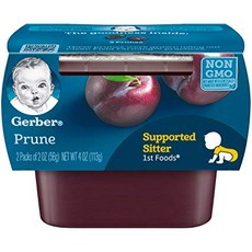 Gerber 嘉寶 孩童食物泥 2入組, 加州梅口味, 113g, 1組