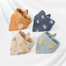 純棉三角巾 4條裝