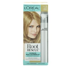 L'OREAL PARiS 巴黎萊雅 Root Rescue 10分鐘染髮補色劑, 1盒, 08 Medium Blonde