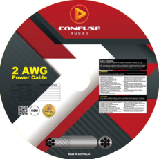 CONFUSE AUDIO 澳洲原裝進口 2 AWG車用電源線材 音響升級專用, 1個