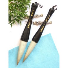 汶采 山海觀春聯用毛筆 一號二號可選 書法繪畫專用 精選毛料 握感舒適, 二號