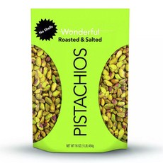 美味的無殼烤開心果和鹽醃開心果, 1個, 454g