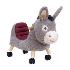 英國Little Bird Told Me 滑輪嚕嚕車12m 滿月禮 騎乘玩具, 02.柏傑灰驢