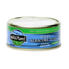 Wild Planet 無鹽野生長鰭鮪魚罐頭, 1個, 142克