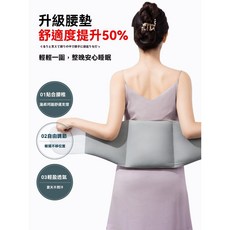 睡眠護腰帶 睡覺專用腰枕 舒緩腰墊 睡眠腰帶 腰椎間盤通用腰墊 輕盈透氣 舒適支撐