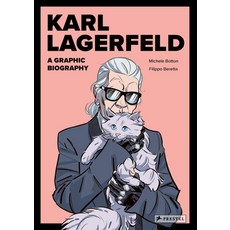 (英文圖書) Karl Lagerfeld: A Graphic Biography 精裝版, Prestel Publishing, 英文