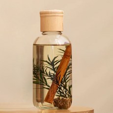 Mii厝邊 韓系ins永生花香薰擴香瓶 無火香薰 香氛擴香瓶 藤條, 1個, 250ml, 檸檬草