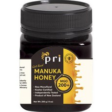 PRI Get Real 麥盧卡蜂蜜 MGO 200+, 1個, 250g