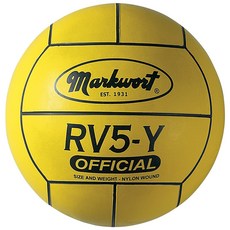 markwort 橡膠排球排球黃色, RV5-Y