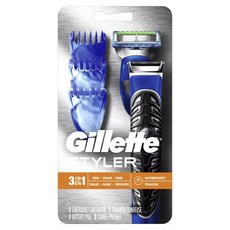 Gillette 吉列 3合1造型刮鬍刀組, 1個, 1個主體+1個修剪器+1個剃須刀刀片+3套鬍鬚梳