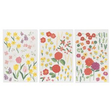 now DESIGNS 圖案印花洗碗巾, 3片, 混色