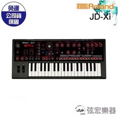 Roland JD-Xi 37鍵 類比/數位合成器鍵盤 (附鵝頸麥克風), 詳見包裝