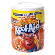 Kool-Aid 罐裝維他命C沖泡飲 柳橙口味, 538g, 1罐, 1罐