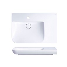 凱撒 Caesar LF5372/LF5374 瓷盆臉盆浴櫃組，簡約設計，易於清潔，浴室收納首選, 純白