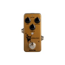 NUX Horseman (NOD-1) OVERDRIVE 吉他效果器 單塊效果器 音色豐富 攜帶方便, 詳見包裝, 金色和銀色, 1個