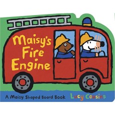 (英文圖書)Maisy's Fire Engine: A Maisy Shaped Board Book (Fire Truck-Shaped Board Book a... Board Books, Candlewick Press (MA), 英文, 硬頁書
