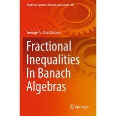 (英文圖書) Fractional Inequalities in Banach Algebras 平裝版, Springer, 英文