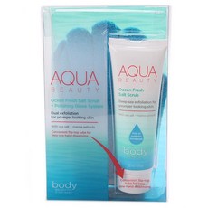 Body Benefits 海洋新鮮鹽磨砂+面部手套套組, 1入, 118ml