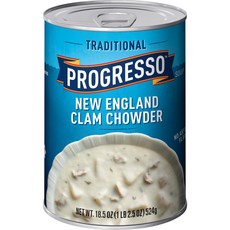 Progresso 傳統新英格蘭蛤蜊濃湯, 1個, 524克