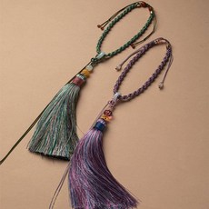 車掛吊飾 出入平安手工編織 翡翠平安扣 流蘇掛繩 和田玉吊墜 保平安避邪吊飾 送長輩禮物, 秋香綠