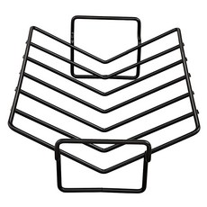 HIC 金屬烤肉支架 黑色, 1個, 38.1 x 27.9 x 10.2 厘米